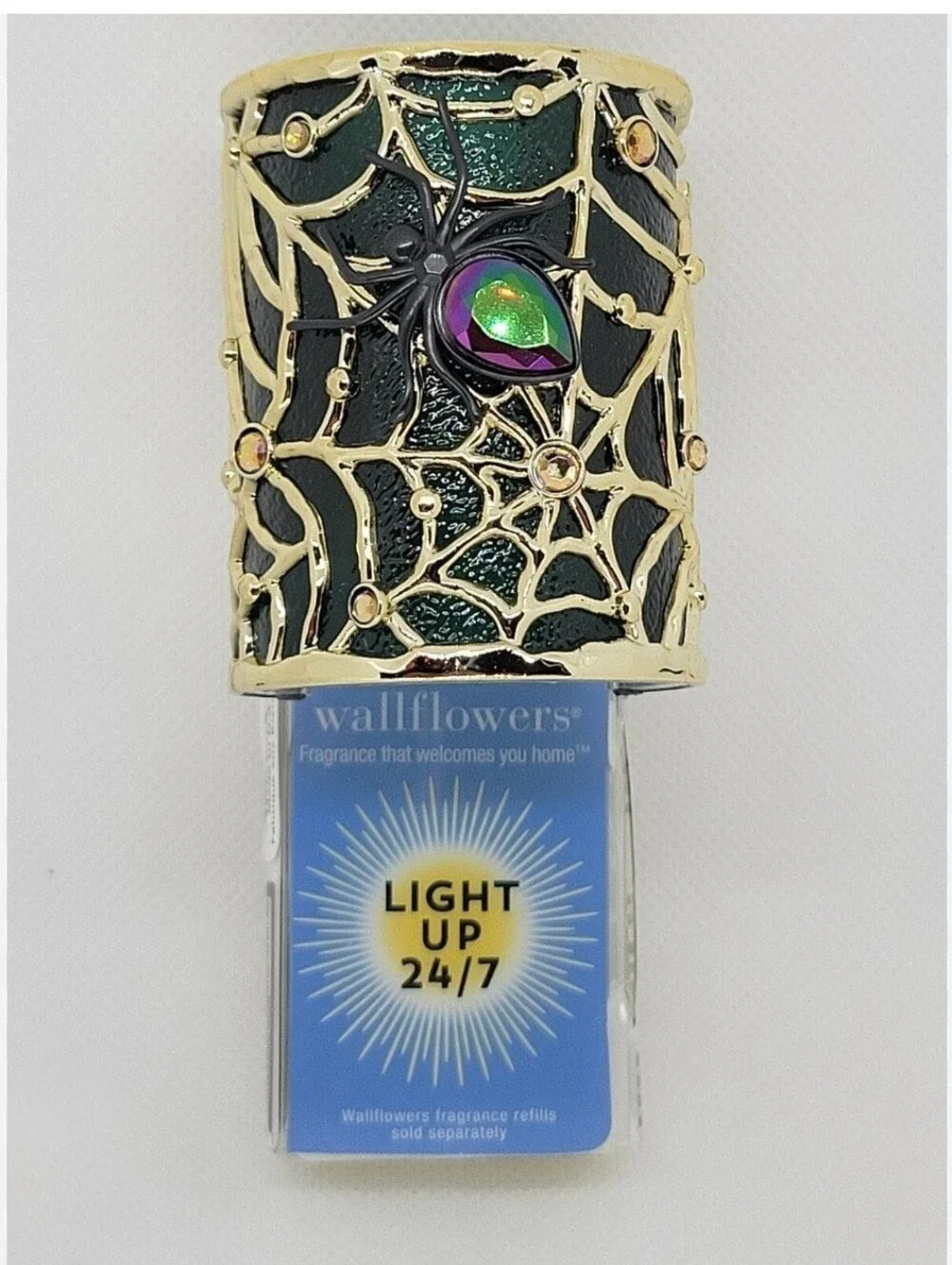 Bath & Body Works Spider Web Gem Nightlight Halloween Wallflower Plug In - Picture 8 of 8